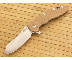Hinderer Knives XM-18 3.5" Limited Skinner Coyote Flipper 2-Tone Blade