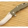 Hinderer Knives XM-18 3.5" Limited Skinner Green Flipper 2-Tone Blade