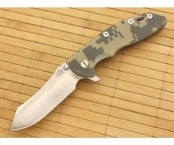 Hinderer Knives XM-18 3.5" Limited Skinner Camo Flipper 2-Tone Blade